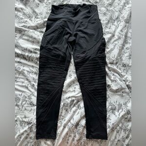 Aerie Chill Play Move leggings with mesh and texture details